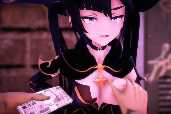 MMD A story about Mona chan being piled up with a lot of money and writing down Kimoota Virgin ColitaHentai.su .mp4 snapshot 01.39.391